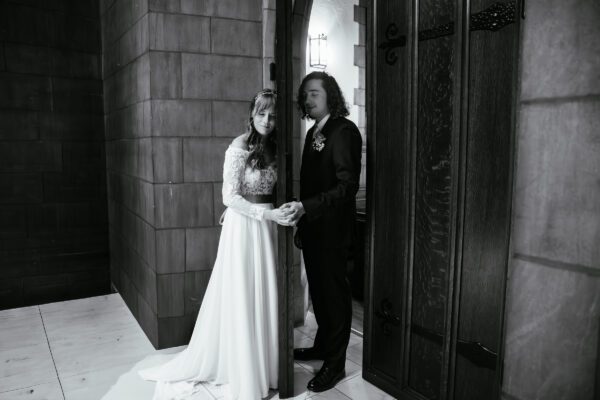 Alyssa + Dan's Christian Wedding Ceremony at Amasa Stone Chapel with Wedding Reception at Nuevo Modern Mexican & Tequila Bar in Downtown Cleveland, Ohio.