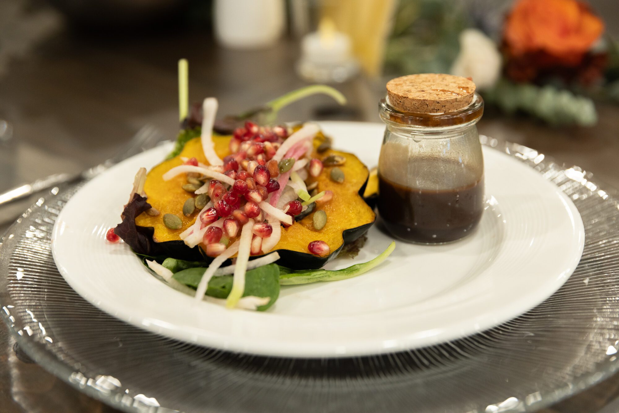Acorn Squash Salad at Standing Rock Farms.