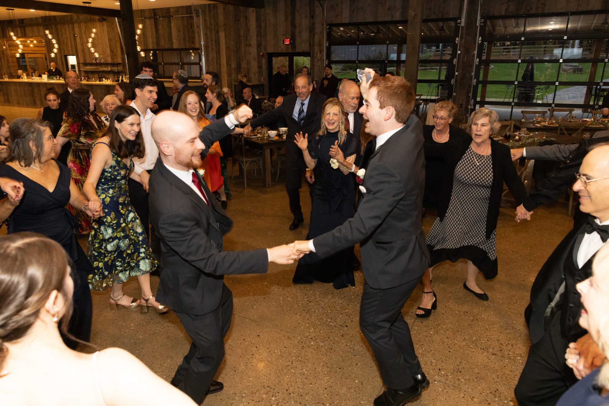 Jewish Hora dancing at Standing Rock Farms.