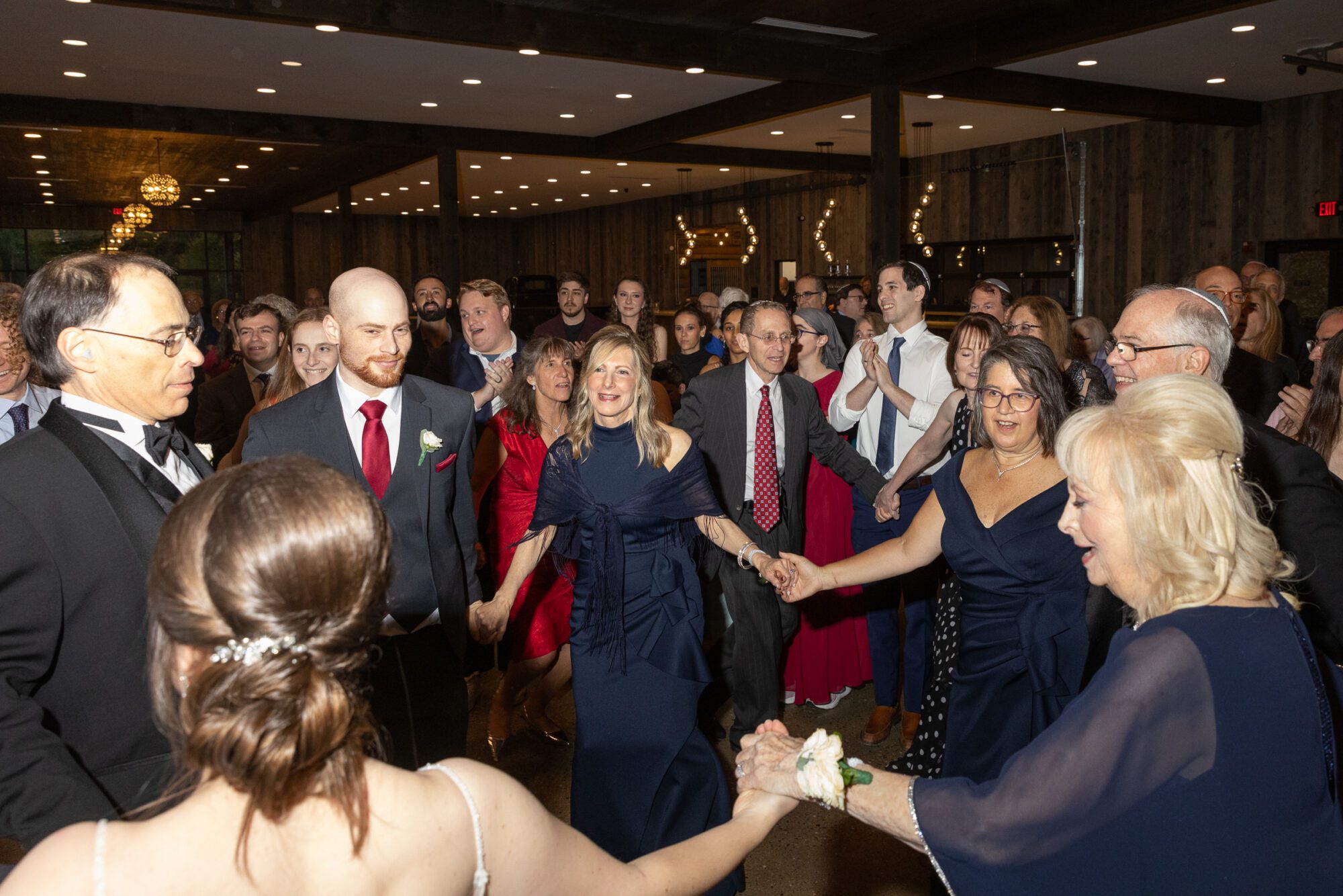 Jewish Hora dancing at Standing Rock Farms.