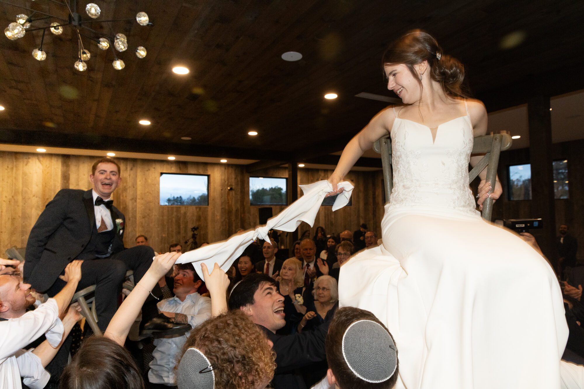 Jewish Hora dancing at Standing Rock Farms.
