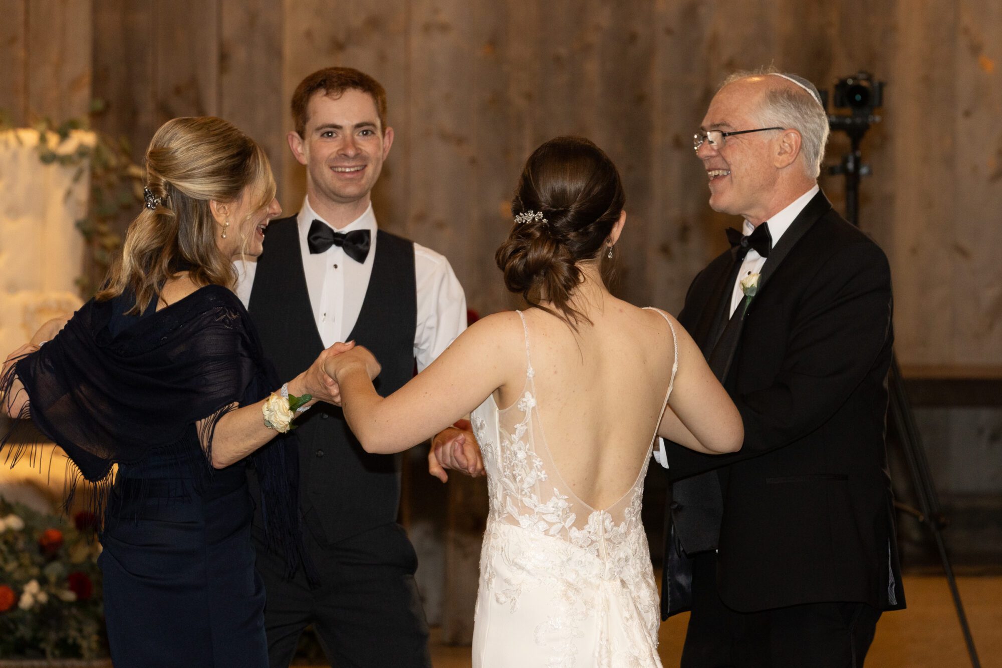Jewish wedding reception at Standing Rock Farms.