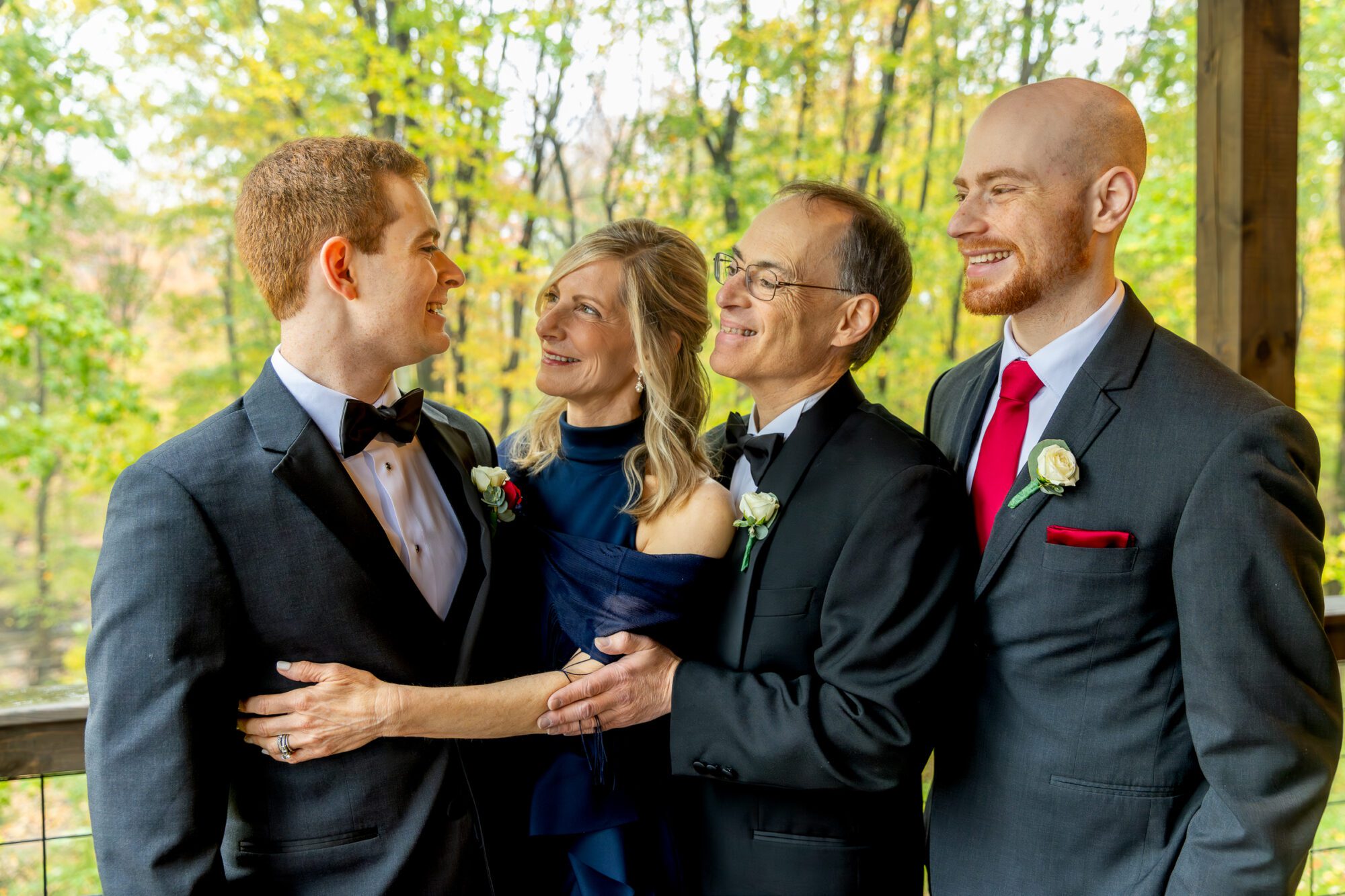 Jewish bride and groom's getting ready photos at Standing Rock Farms.